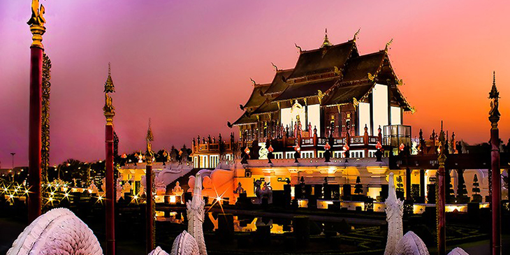 Royal Pavilion in Royal Park Rajapruek Chiang Mai