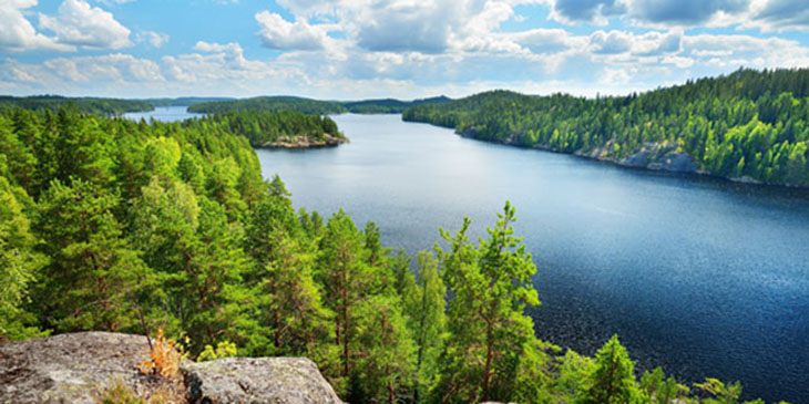 Saimaa lake Finland
