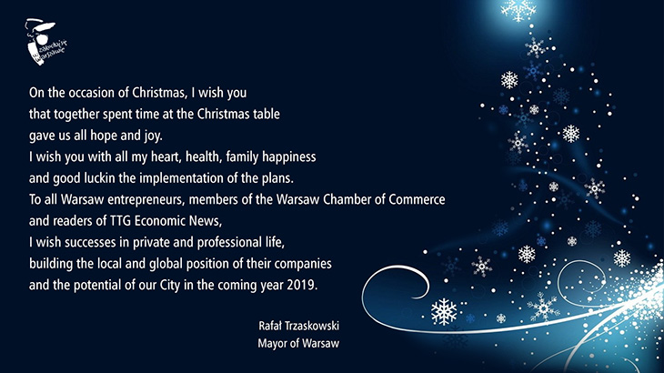 Rafał Trzaskowski Mayor of Warsaw – Christmas wishes