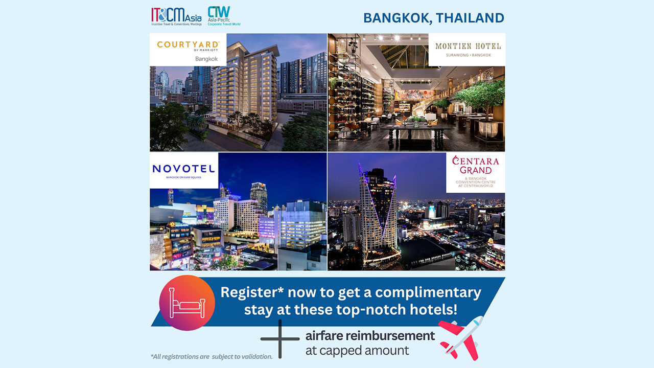 Official Hotel Revealed for IT&CM Asia and CTW Asia-Pacific 2023