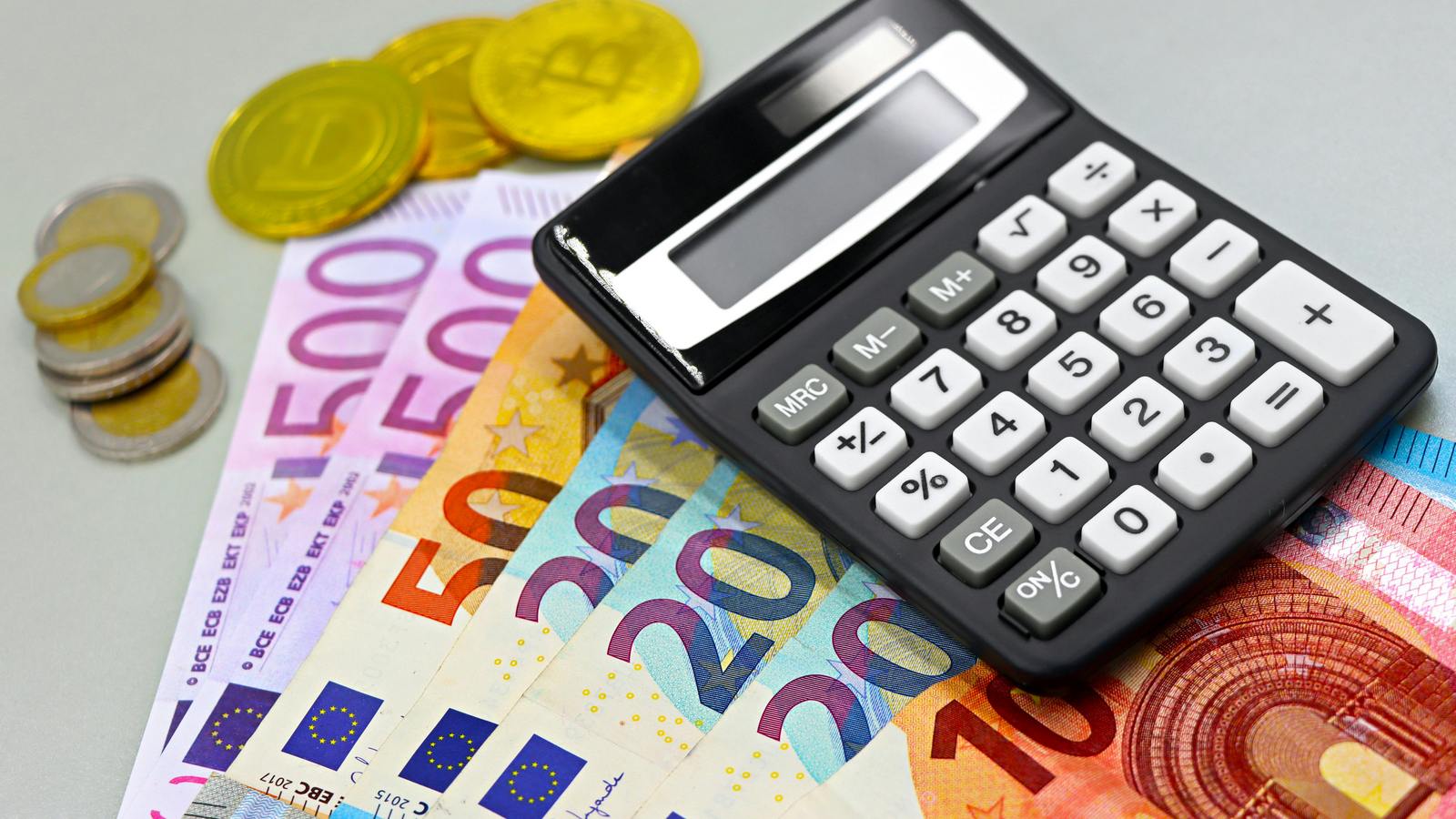 Calculator and Euros